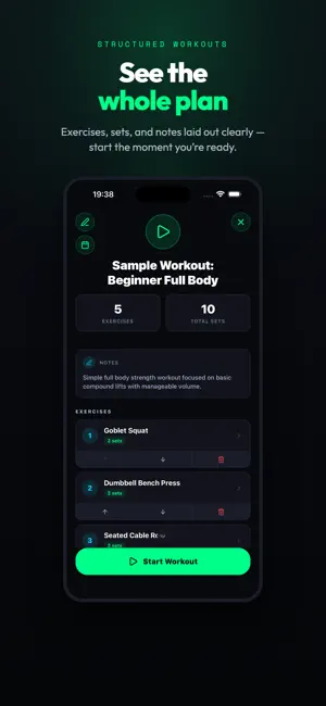 GymFlowAI Workout Planner screenshot 3