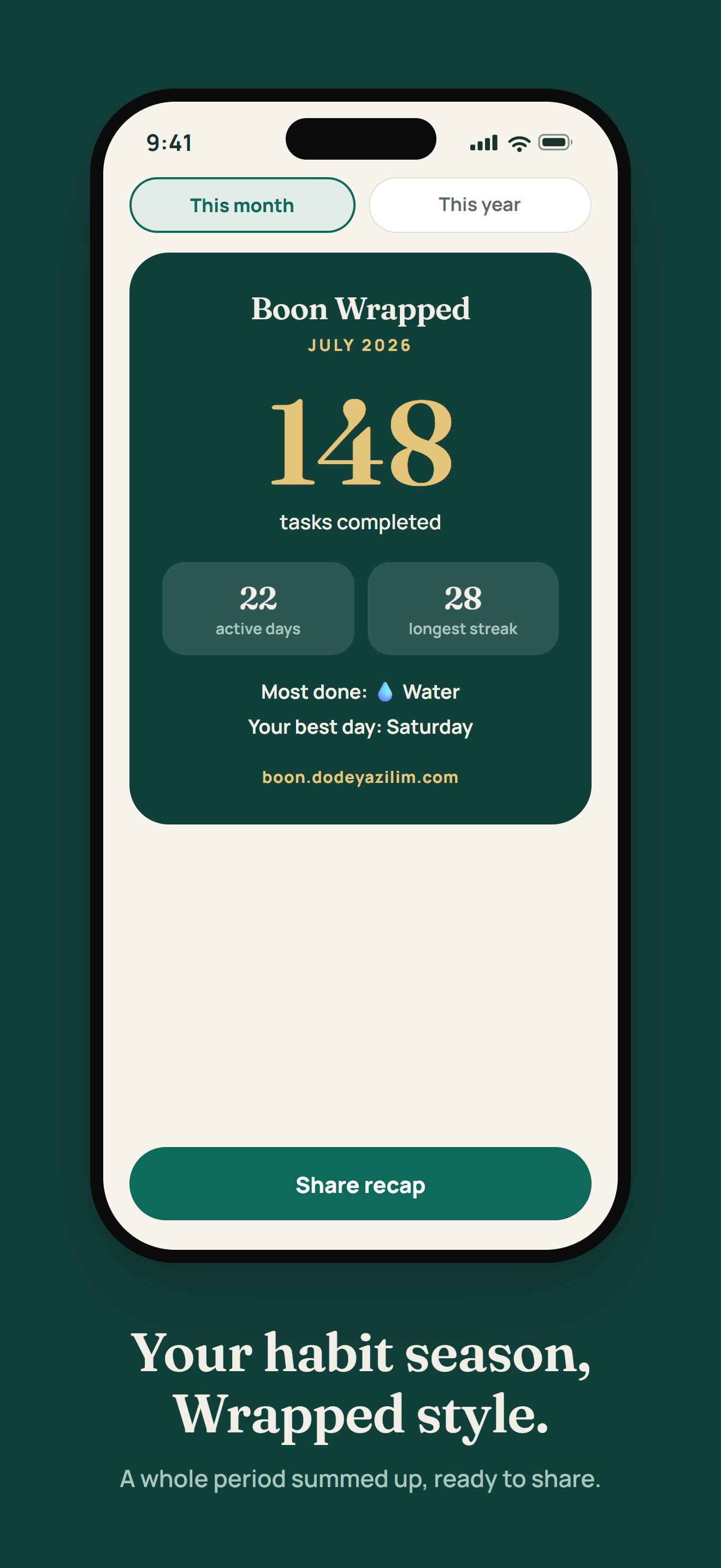 Boon AI: Habit Coach & Planner screenshot 7