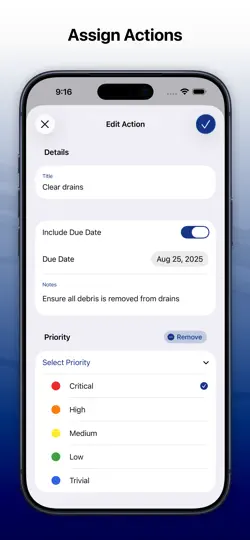 Capture d'écran de Checklist Inspector Pro sur iPhone 5