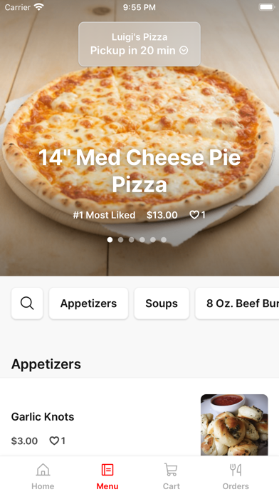 Luigi's Pizza To Go iPhone screenshot 2 - Food & Drink app