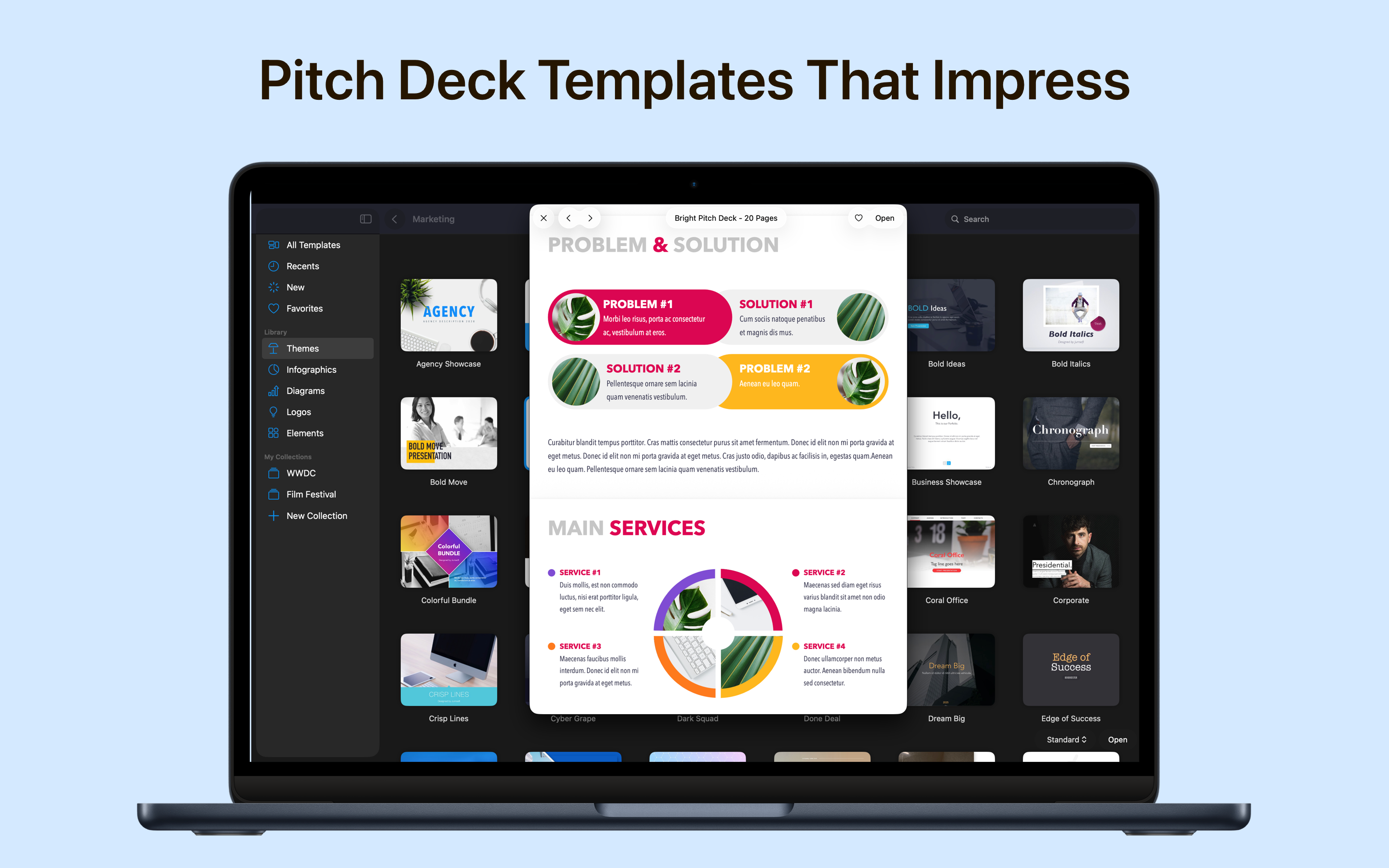 Toolbox for Keynote: Templates