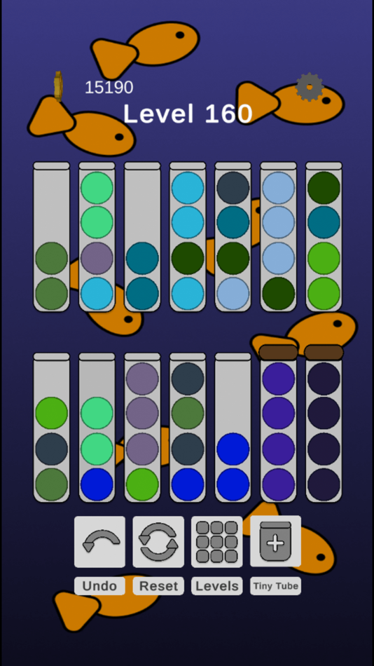 #3. Ball Sorting In Tubes (iOS) Podle: Nutron Labs