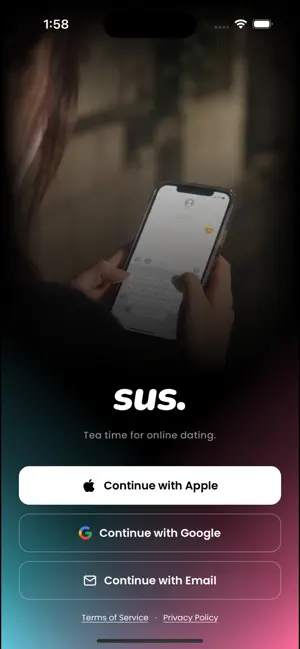 sus. - real dating stories screenshot 1