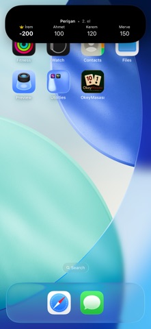 OkeyMasası iPhone screenshot