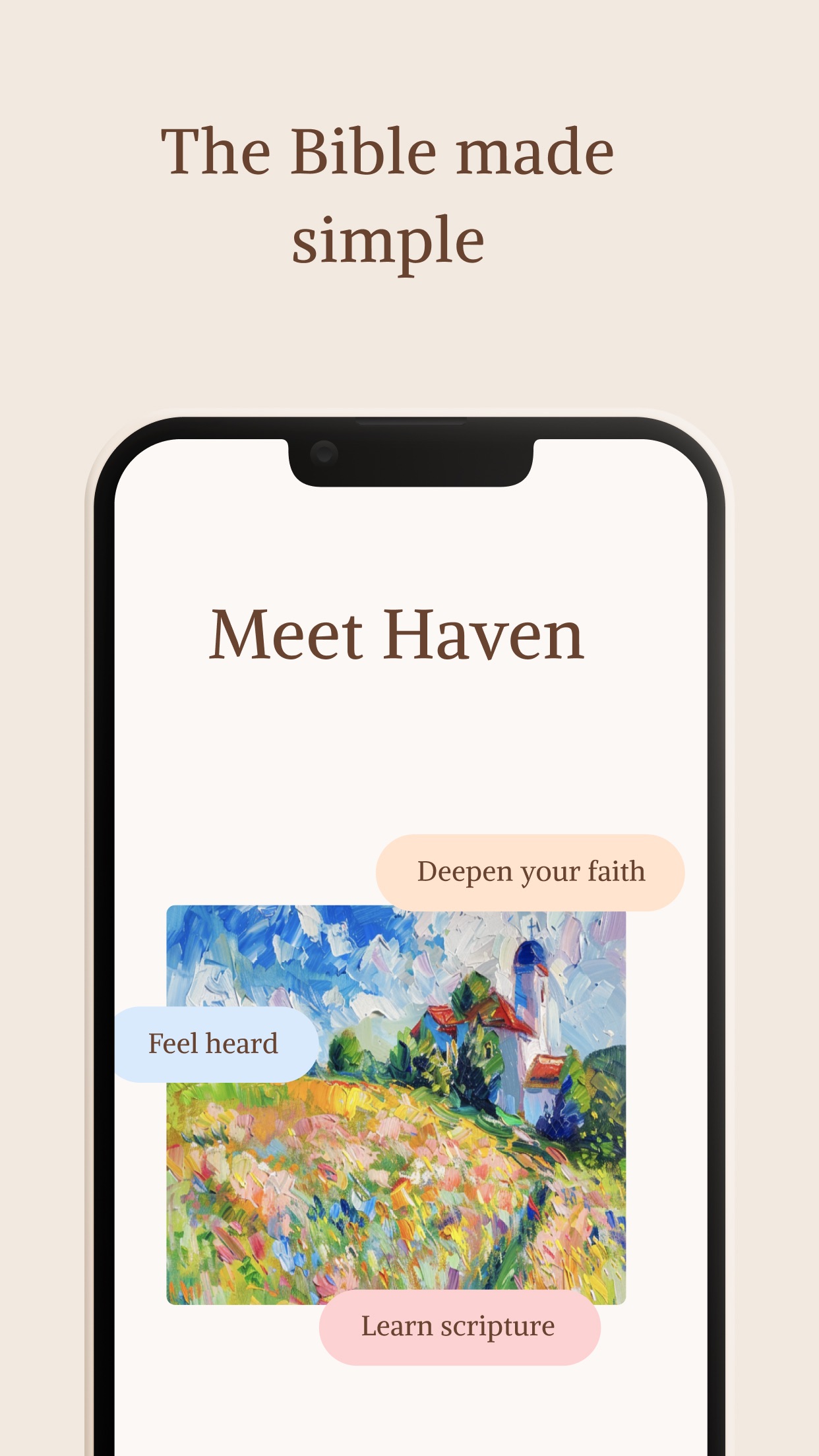 Haven - Bible Chat screenshot 1