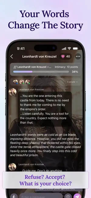 mimel: AI Character Chat Novel screenshot 2
