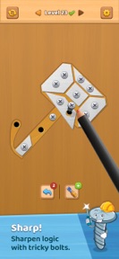 Screw Pin Jam Puzzle: Wood screenshot