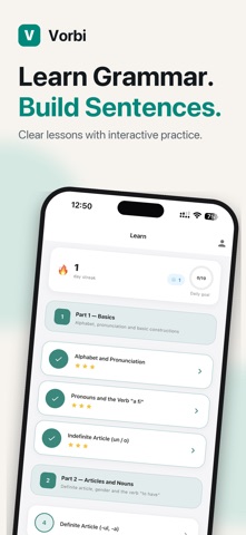 Vorbi: Learn Romanian Screenshot 1 of 7