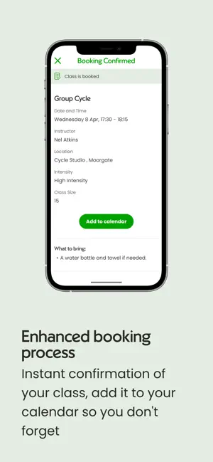 Nuffield Health iPhone screenshot 4