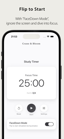 Study Timer: Crane & Bloom Screenshot 6 of 6