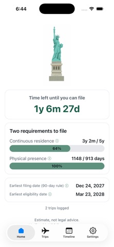 Green to Gold iPhone screenshot