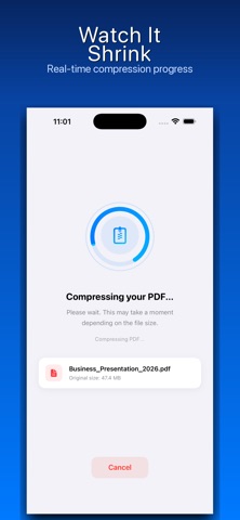 Smart PDF Compressor Offline screenshot