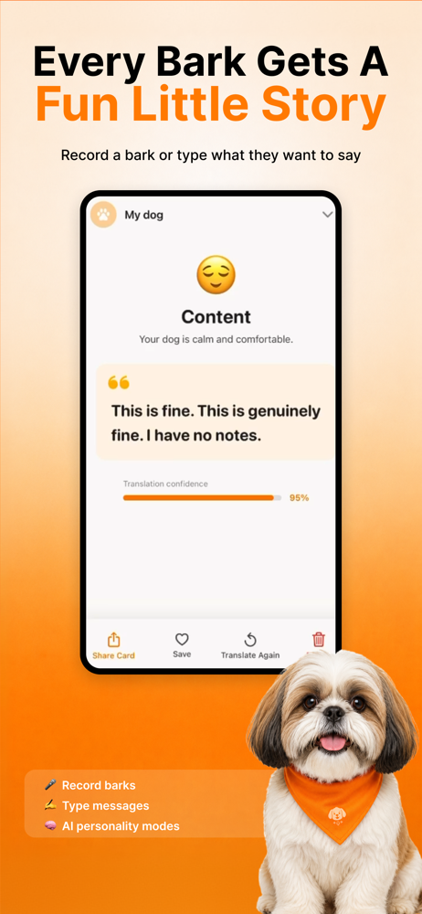 BarkSpeak: AI Dog Translator screenshot 2