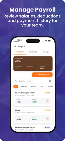 Leadstack HR iPhone screenshot