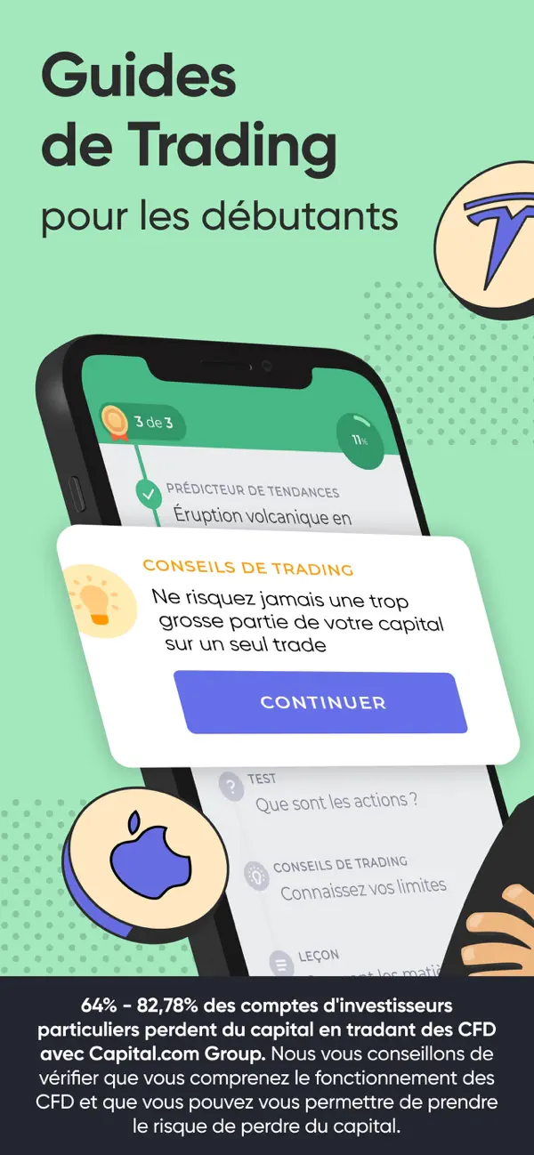 Screenshot #1 pour Investmate Apprendre à trader