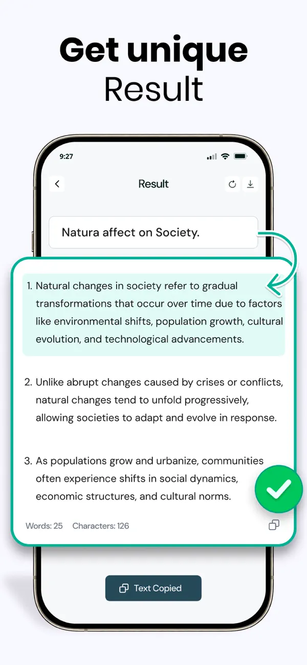 Screenshot #3 pour AI Sentence Generator