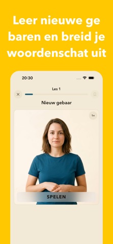 Gebarentaal leren NGT Taal les iPhone screenshot 4
