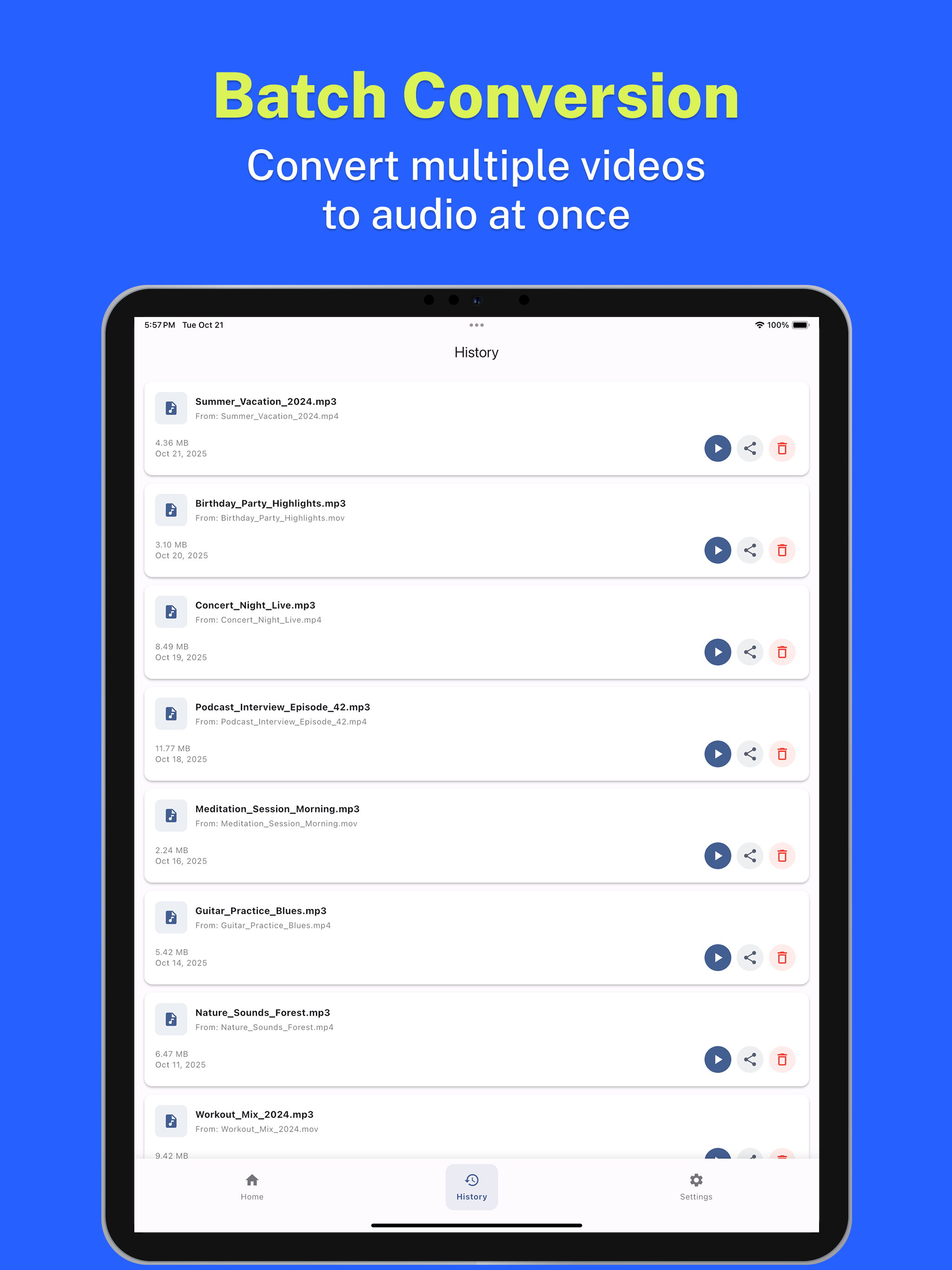 Video to mp3 converter no ads screenshot 10