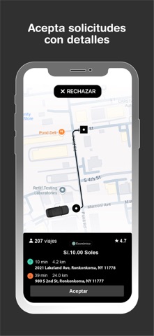 Taxi Azul Conductor screenshot