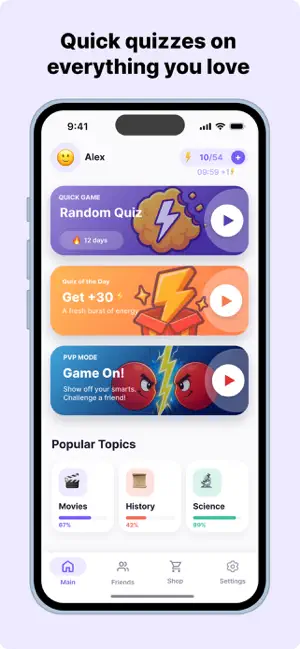 TriviaBites: Trivia Quiz Game screenshot 1