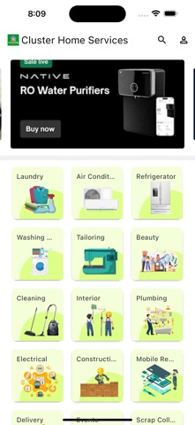 Cluster Home Services screenshot 1
