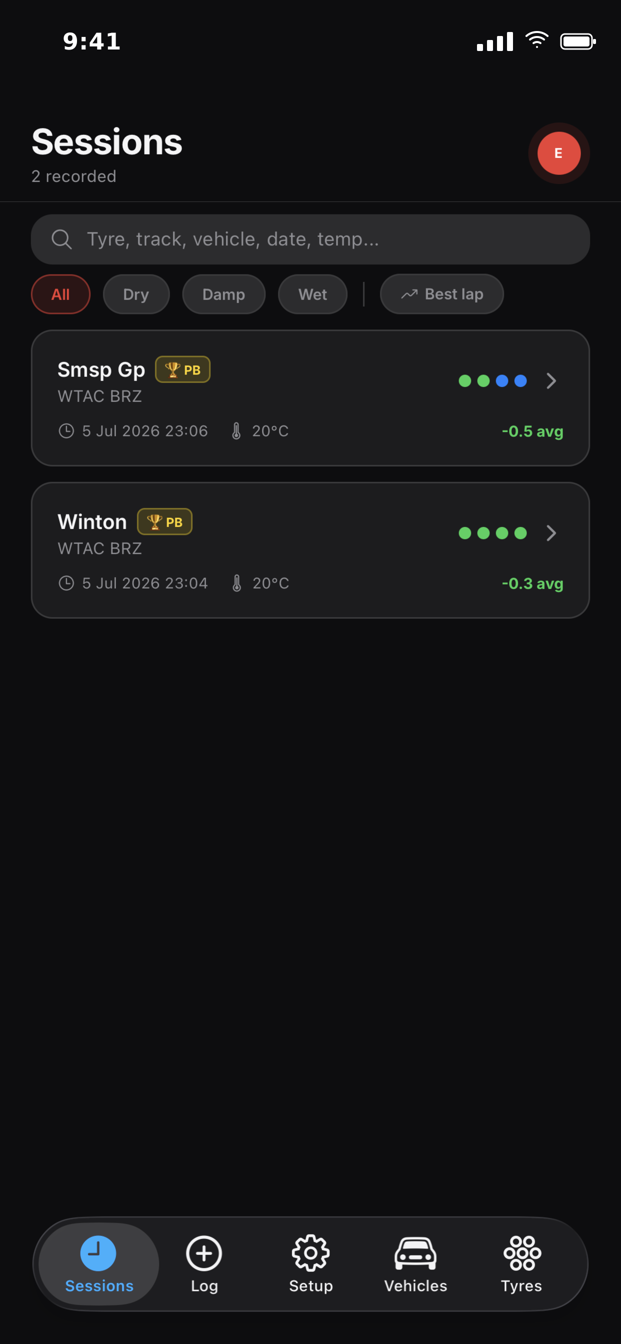 Tyre Log Pro screenshot 6