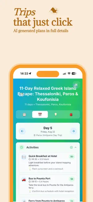 Odyssey: AI Trip Planner screenshot 3