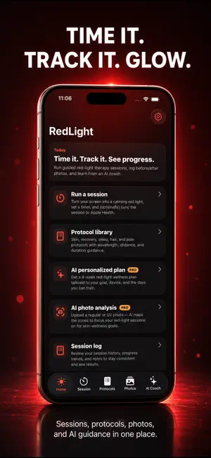 Red Light Therapy AI Coach screenshot 1