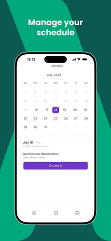 Newday by WorkWhile iPhone screenshot