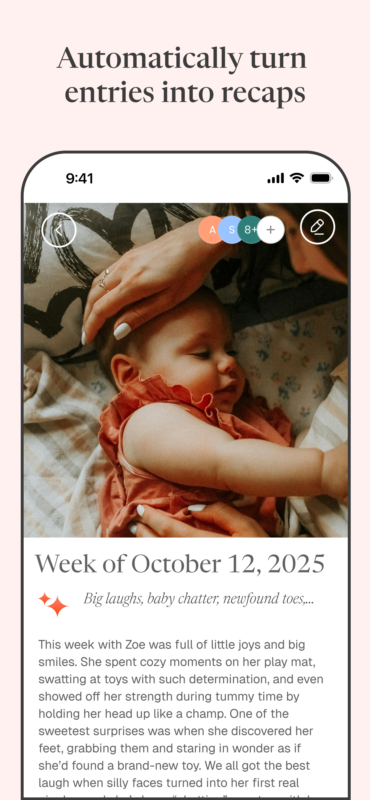 Sproutbook: Baby Journal screenshot 3