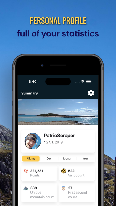 Hory.app: Mountain Explorer Screenshot