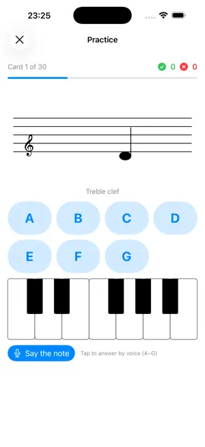 Notes Practice screenshot 1