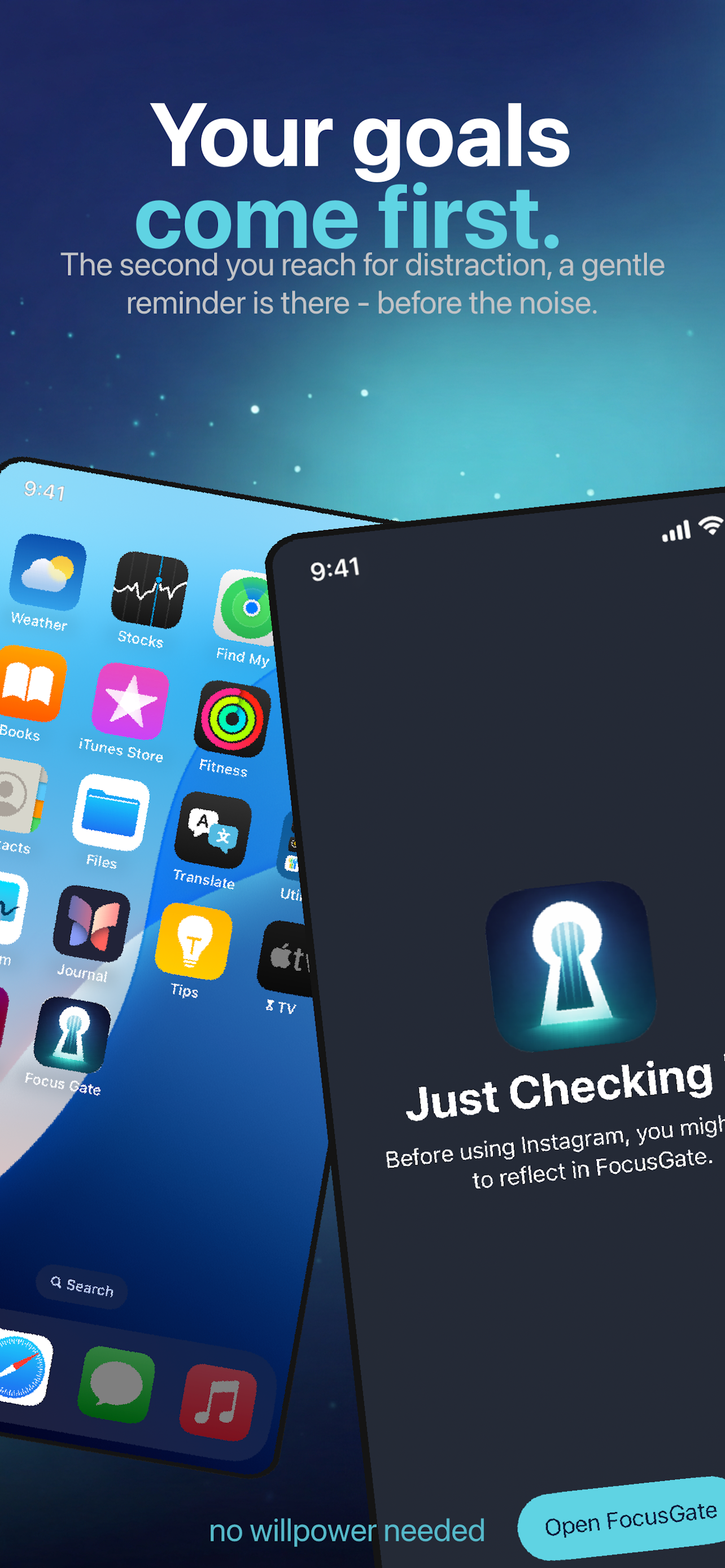 FocusGate: Screen Time Control