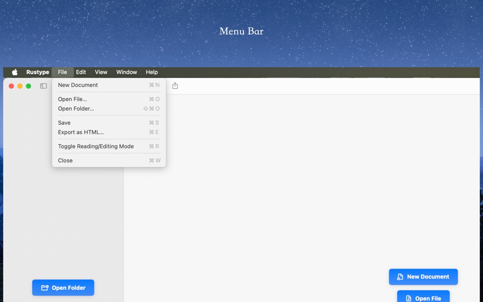 #4. Rustype (macOS) Tekijänä: 复星 张