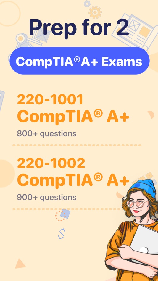 #1. CompTIA A+ Exam Prep 2025 (iOS) Podle: 和荣 叶