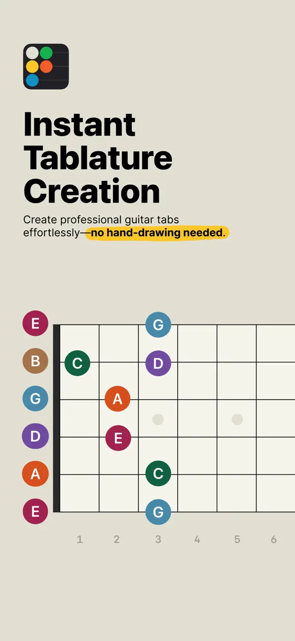 Screenshot #1 pour FretNotes