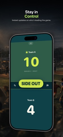 Rally: Pickleball Score Keeper iPhone screenshot