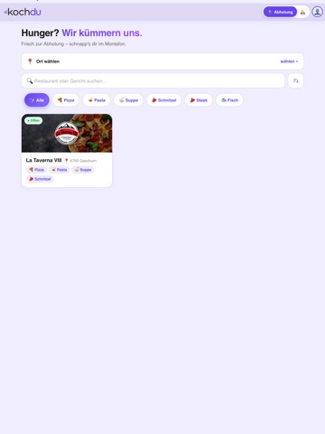 Kochdu iPad screenshot