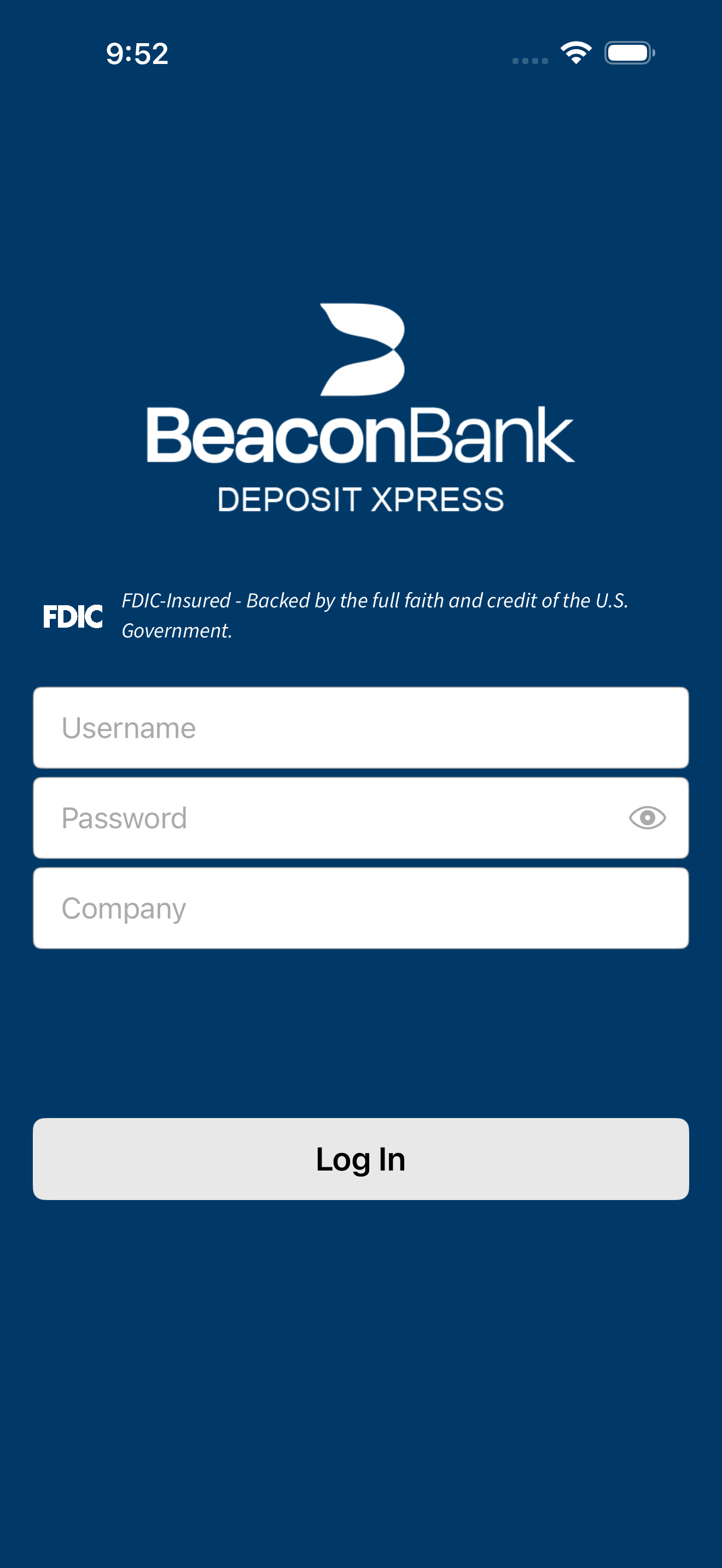 Beacon Bank Deposit XPress.