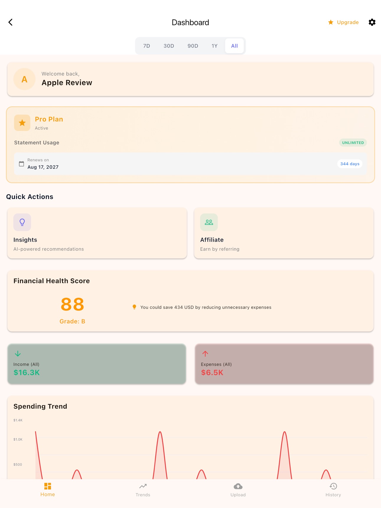 Screenshot 5 of BillsAI Expense Tracker