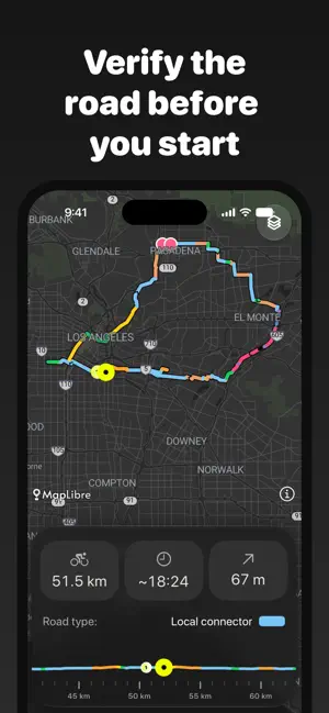 Waay - cycling route planner screenshot 3
