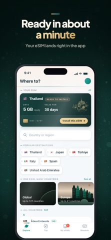 Boutique eSIM: Travel & Data Screenshot 4 of 7