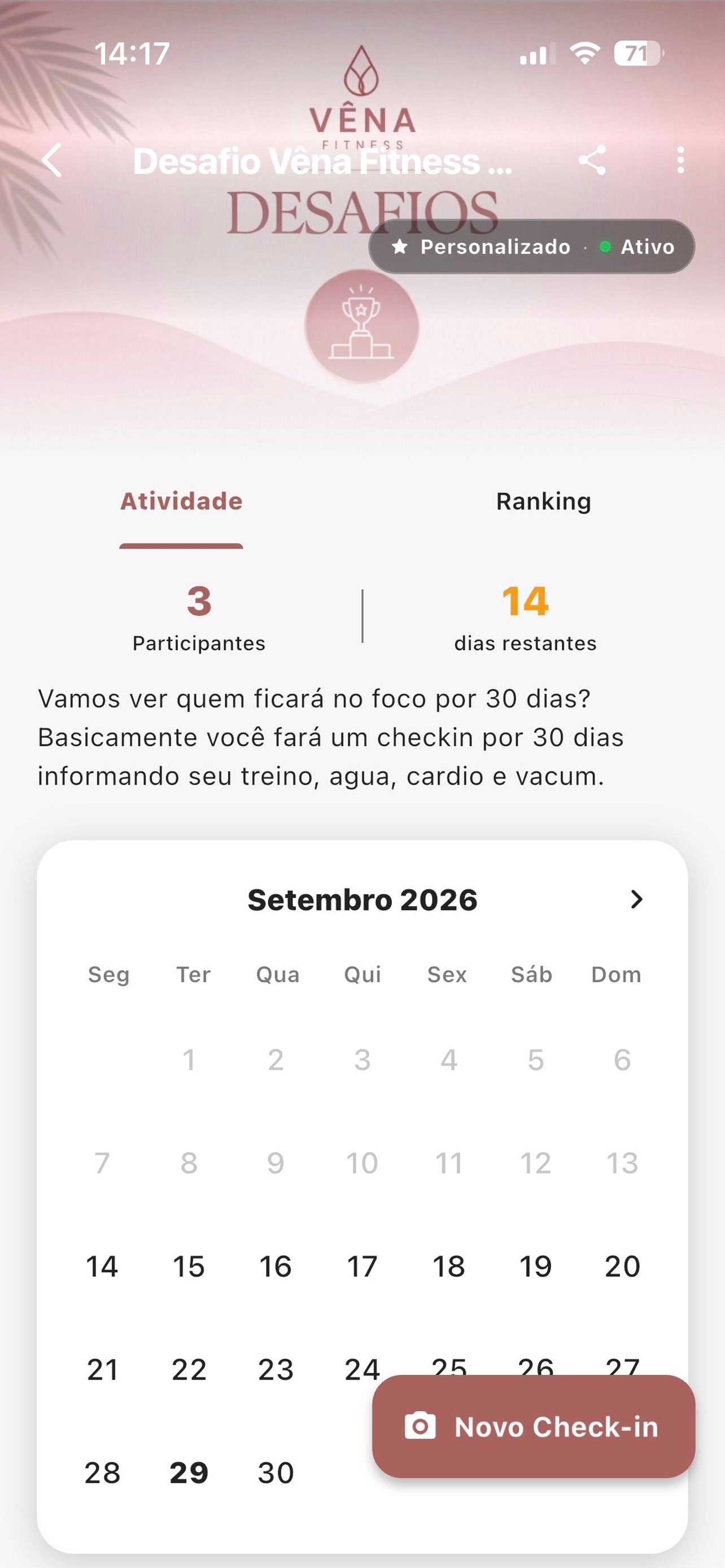 Screenshot 2 of Vêna Fitness