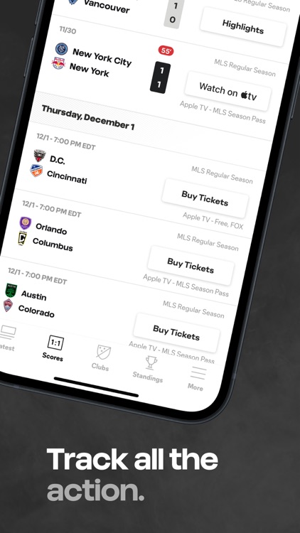 MLS: The Official App