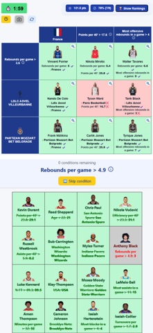 Data4Basket: Basketball Stats screenshot