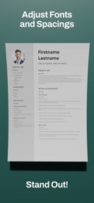 Professional Resume Builder screenshot