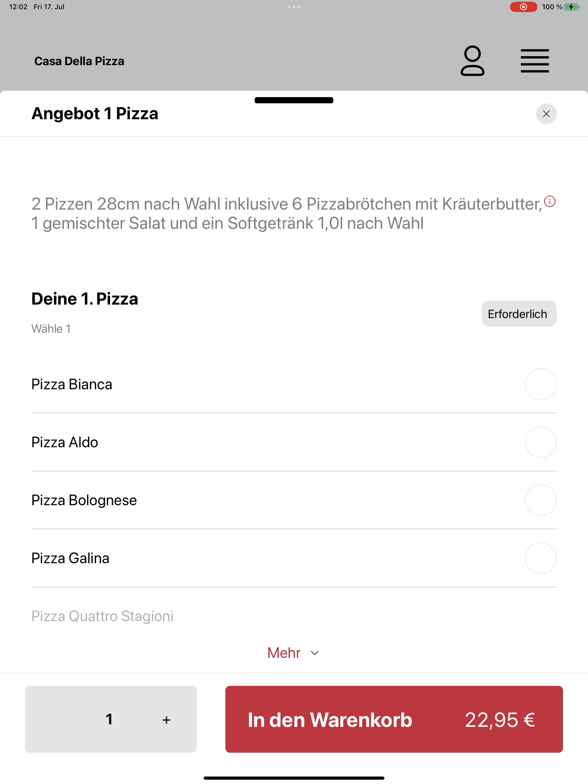 Casa Della Pizza DE screenshot 8