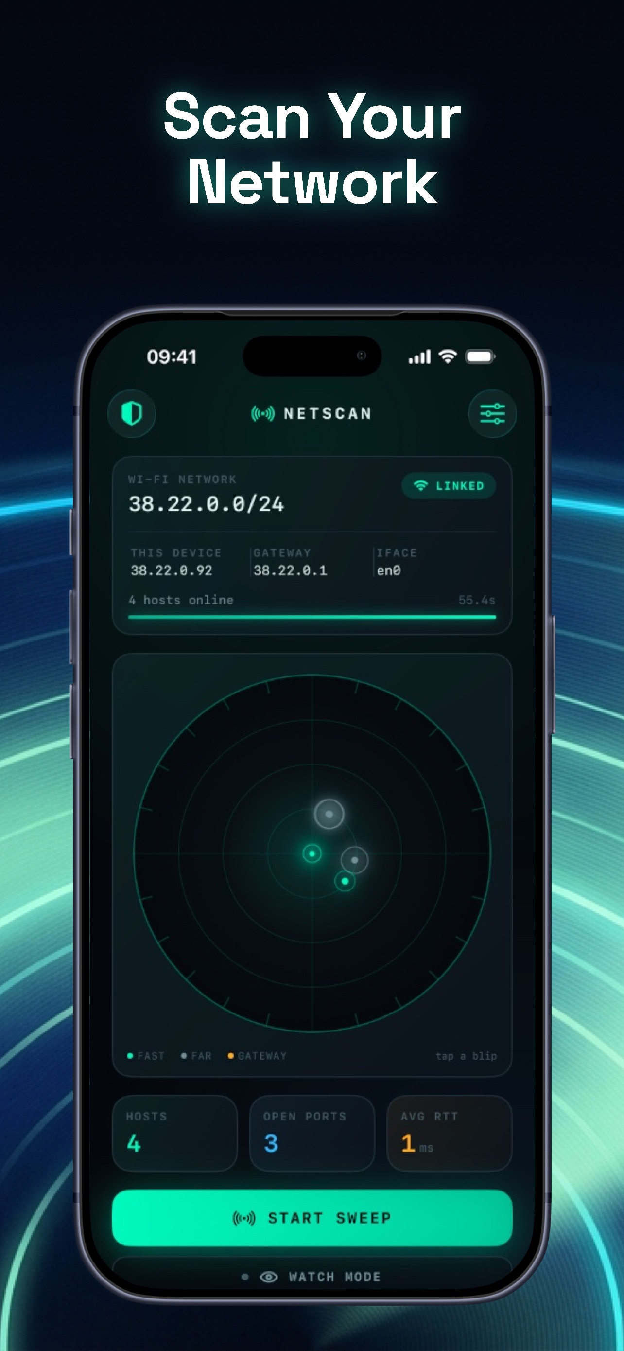 Screenshot 1 of NetScan Radar