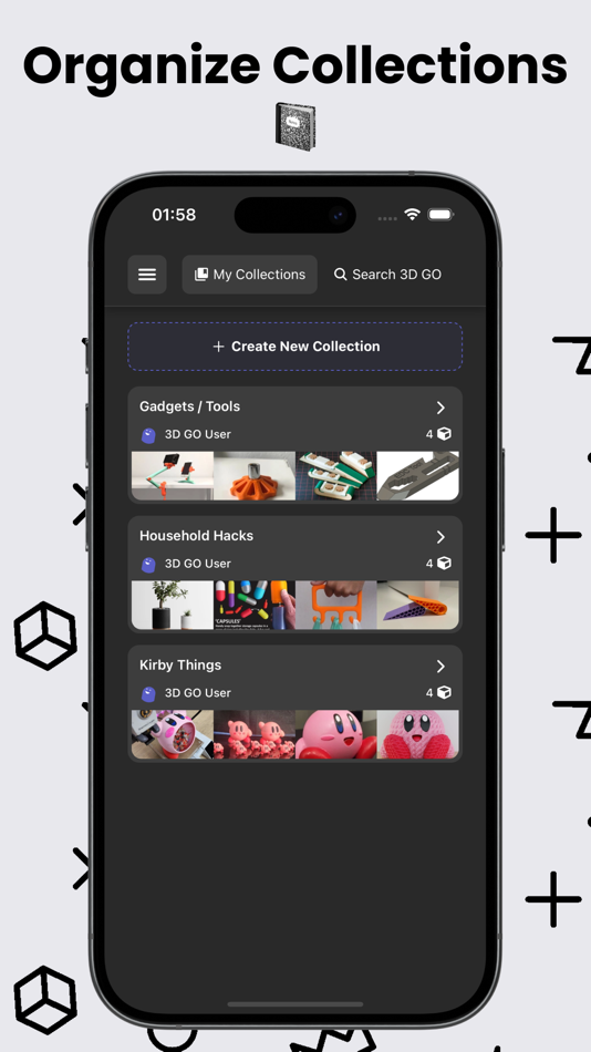 #4. Thingiverse Printables | 3D GO (iOS) 来自: Jonathon Tufts