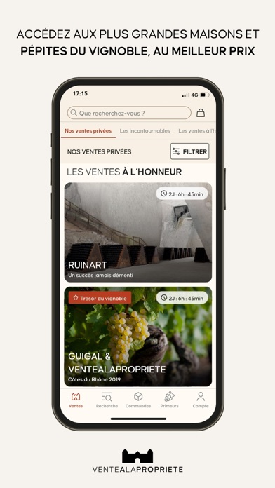 Screenshot #1 pour VALAP - vente privée de vins